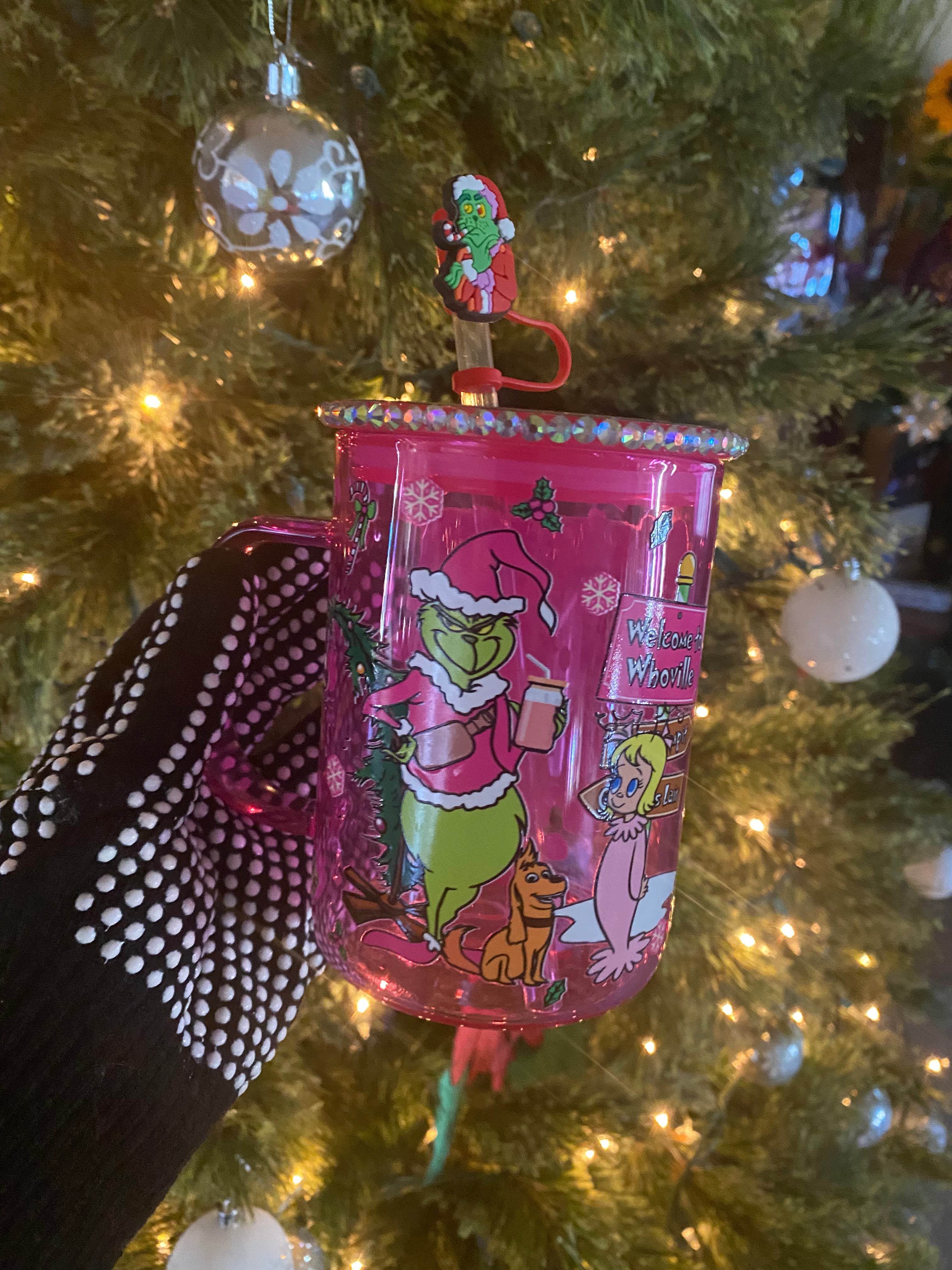 Pink grinch