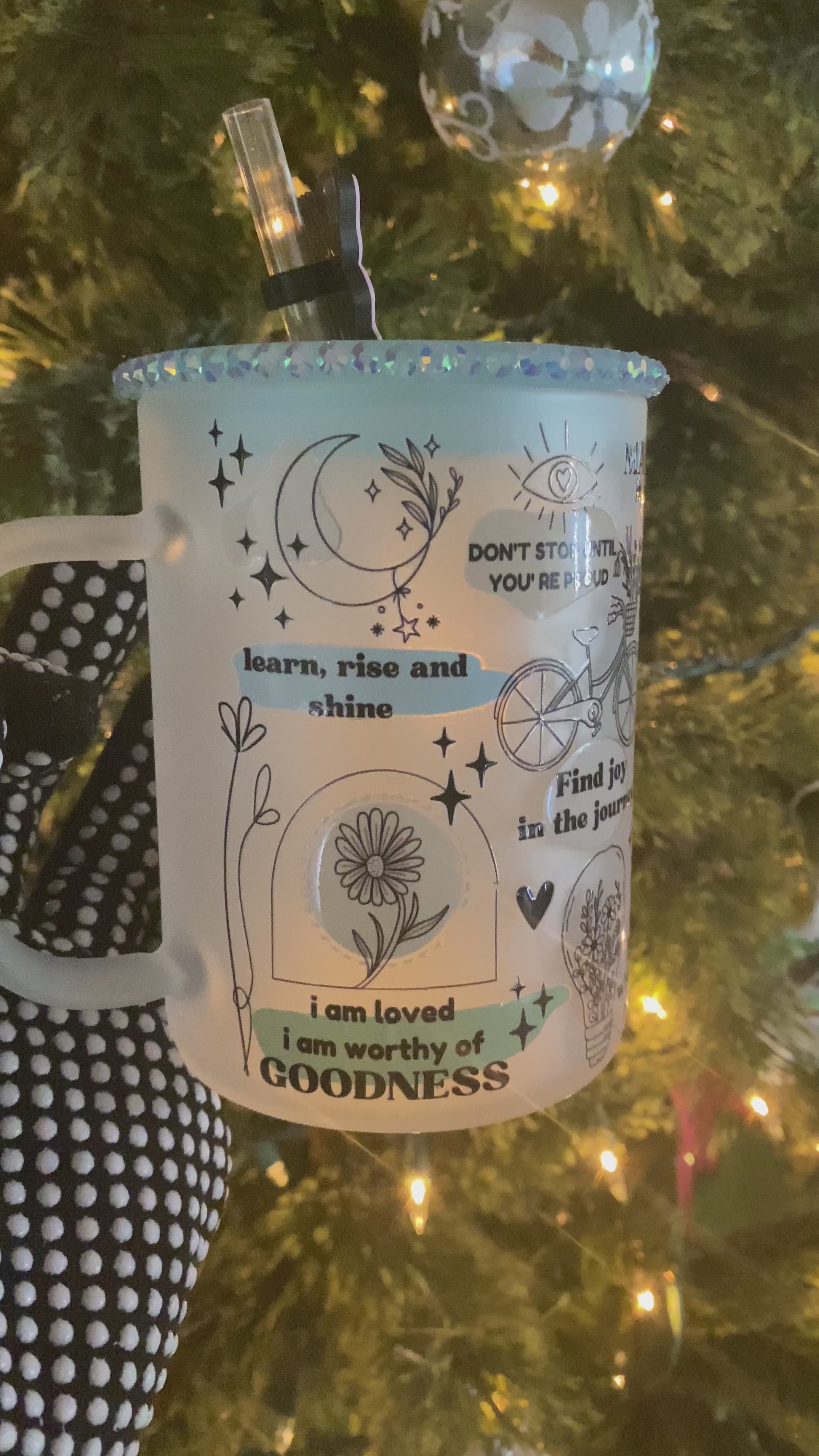 Affirmations For the You 15oz Frosted Mug